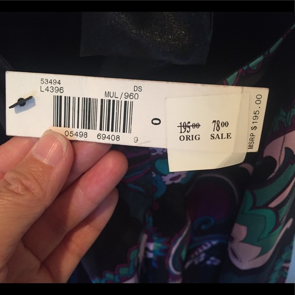 LAUNDRY-Shelli Segal silk halter dress, Size 0 - Picture 4 of 6